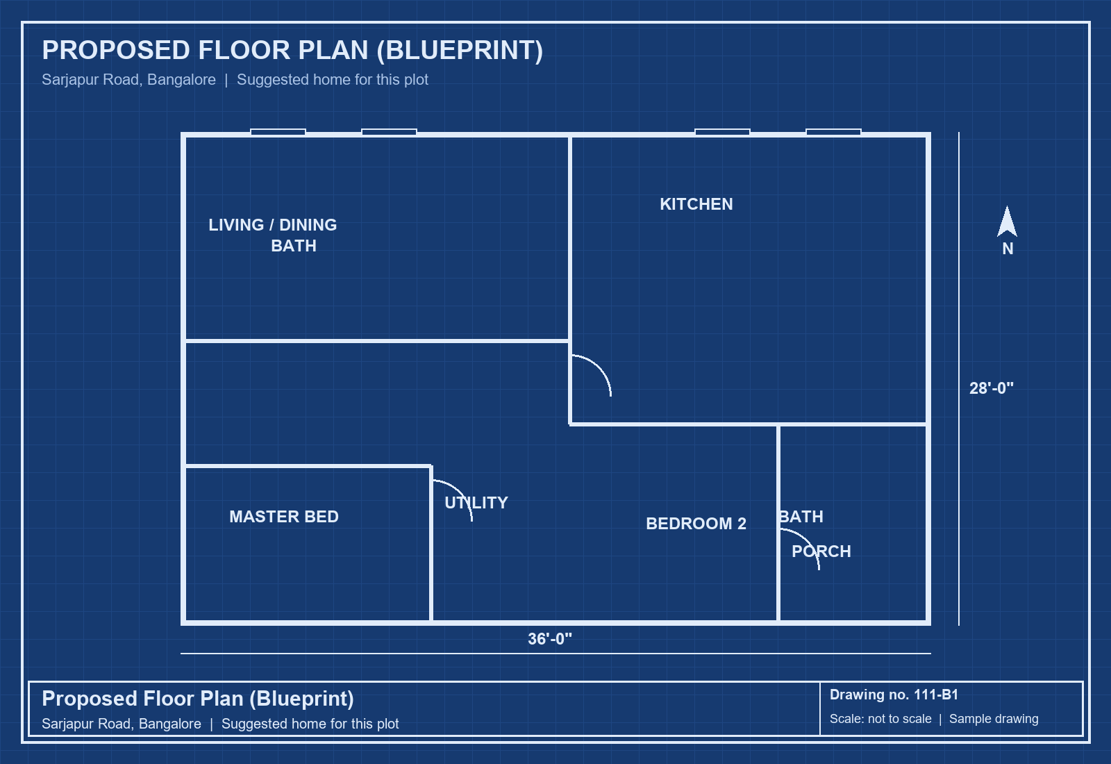 Proposed home blueprint